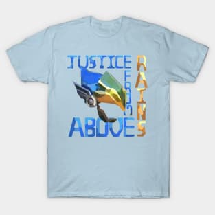 Justice Rains From Above - Pharah Overwatch T-Shirt